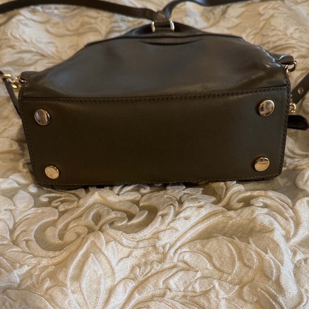 Michael Kors Olive Green Quilted Backpack - Picture 3 of 4